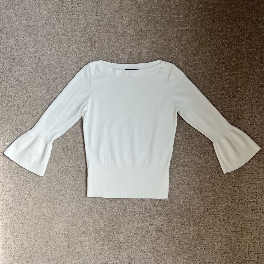 Ann Taylor Boatneck Bell Sleeve Sweater - Picture 1 of 13